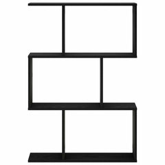 Wall Shelf 72 x 17 x 55.5 cm Engineered Wood Black oak