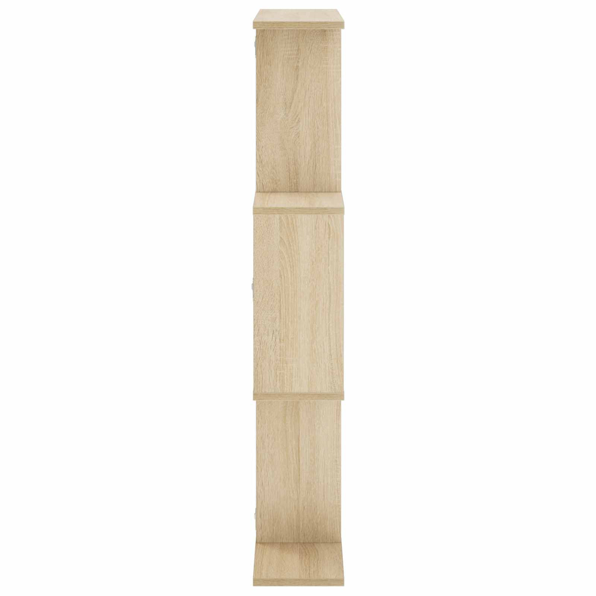 vidaXL Wall Shelf Sonoma Oak 72 x 17 x 105 cm Engineered Wood 4