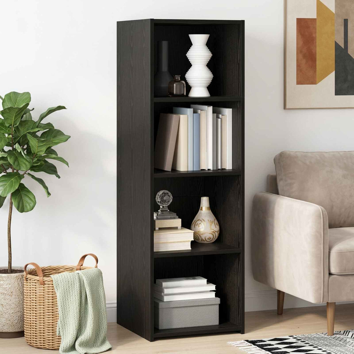 vidaXL Highboard 40x41x124 cm Engineered Wood