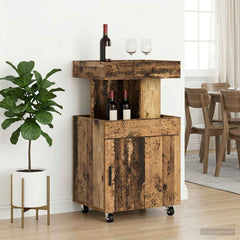 Bar Cart 50x41x89 cm Engineered Wood Old wood