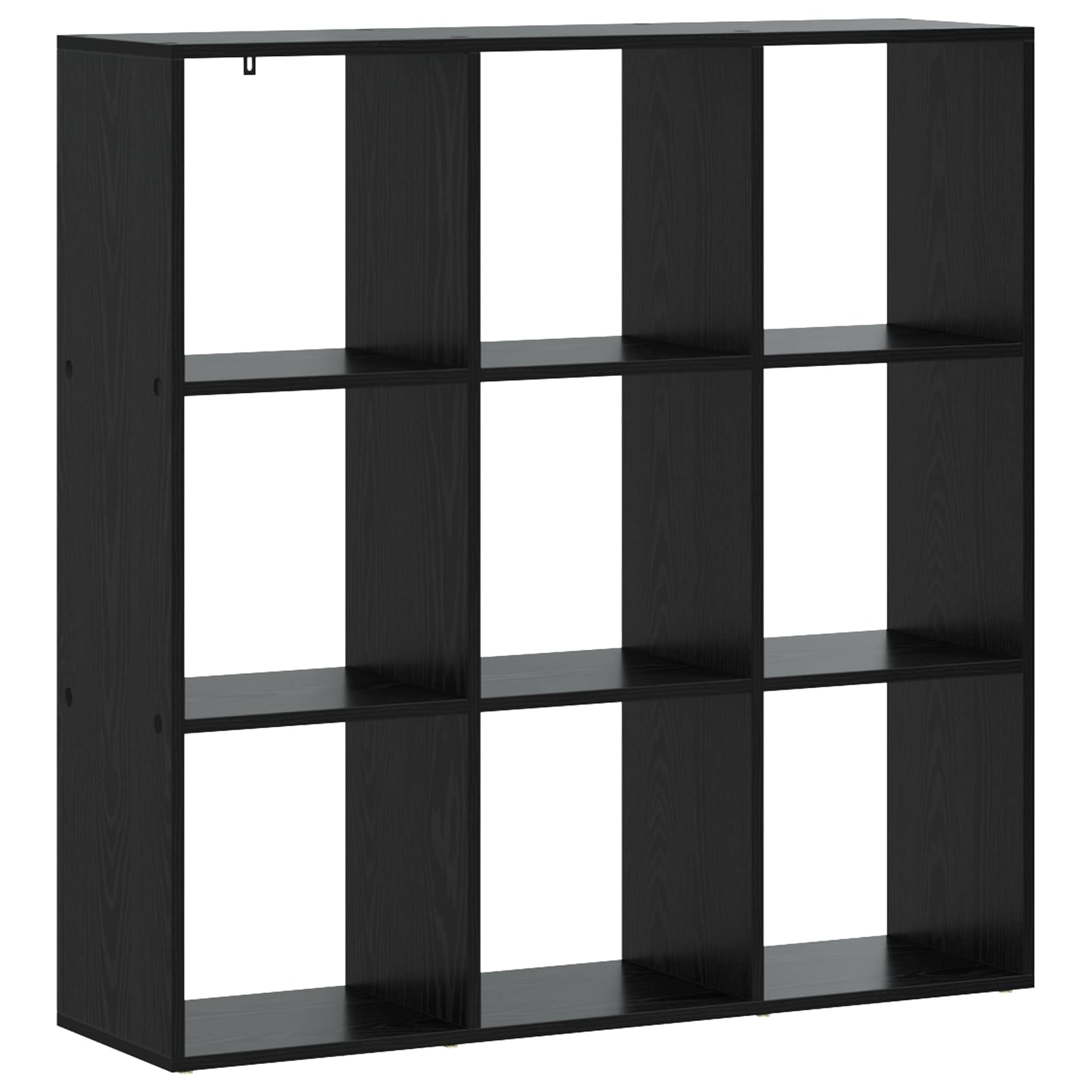 vidaXL Book Cabinet 102 x 29 x 103.5 cm Engineered Wood Black Oak 2