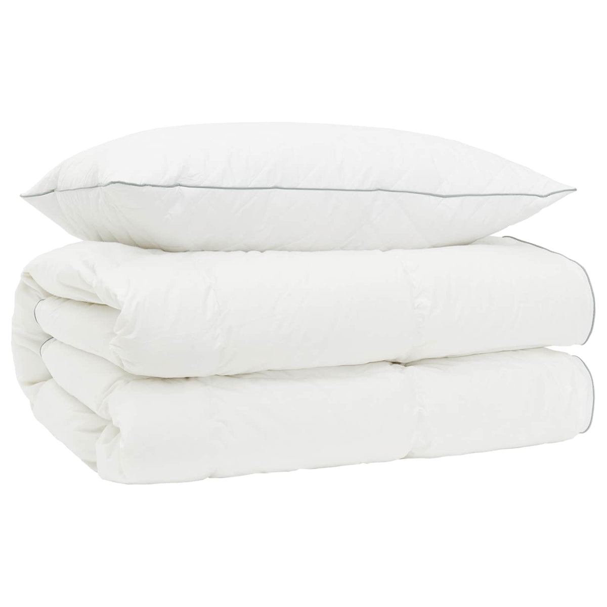 90% Goose Down Duvet Set FULDA 2 pcs 135 x 200 cm All Seasons 40 x 80 cm