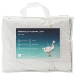 90% Goose Down Duvet Set FULDA 3 pcs 220 x 240 cm All Seasons 40 x 60 cm