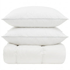 90% Goose Down Duvet Set FULDA 3 pcs 220 x 240 cm All Seasons 40 x 60 cm