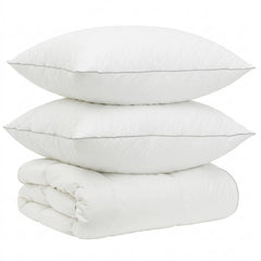 90% Goose Down Duvet Set FULDA 3 pcs 220 x 240 cm All Seasons 40 x 40 cm
