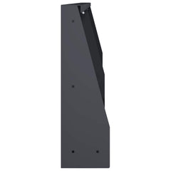 Retaining Wall 100 x 12 x 40 cm Steel 2 pcs Anthracite