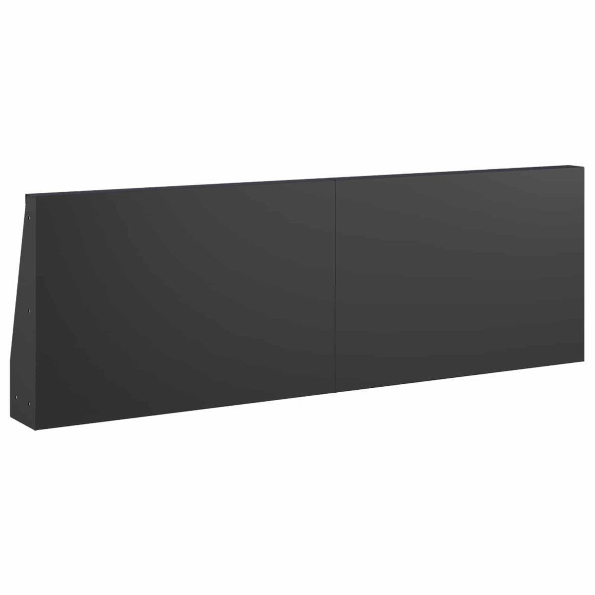 Retaining Wall 60 x 12 x 50 cm Steel 2 pcs Black