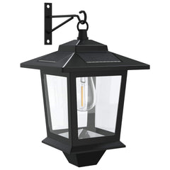 vidaXL Wall Mount Lamp with LED Bulb 2 pcs Black 19 x 14 x 25 cm 4