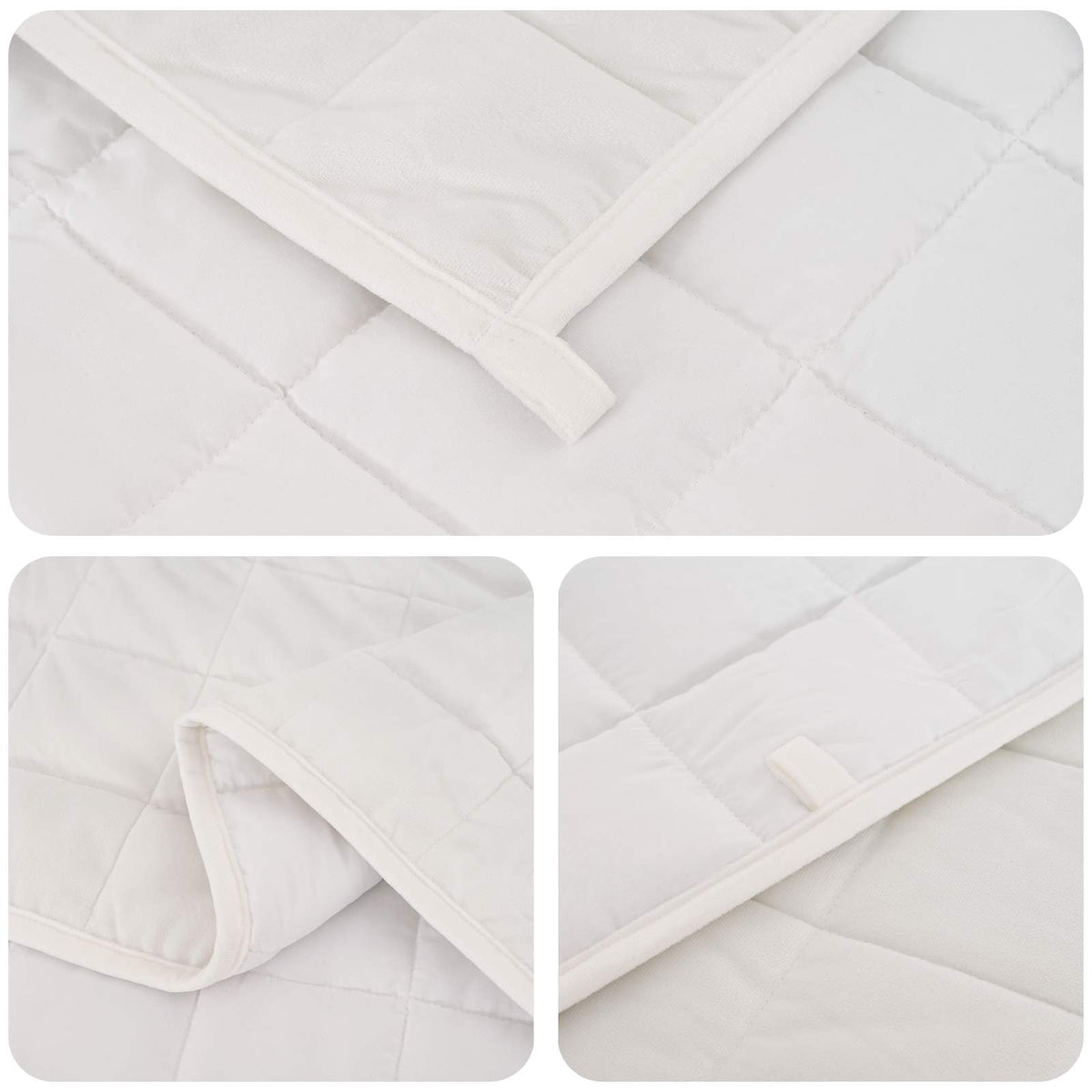 Weighted Blanket Fabric White