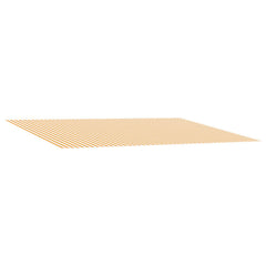vidaXL Awning Replacement Fabric Yellow and White 450 x 300 cm 2