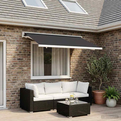 vidaXL Awning Replacement Fabric Anthracite 300 x 250 cm Polyester 1