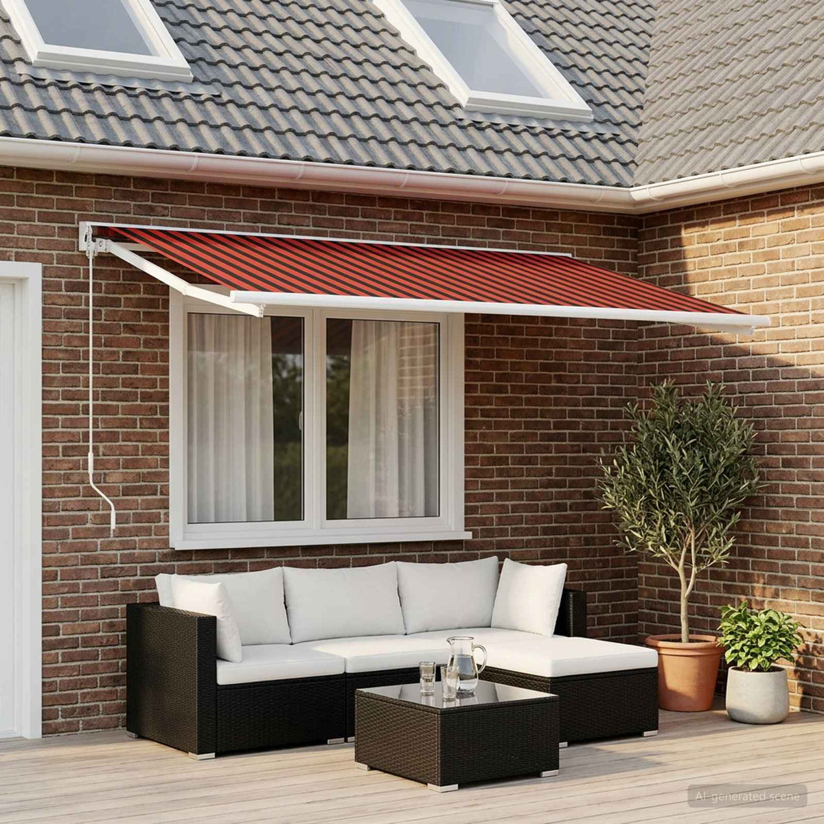 vidaXL Awning Replacement Fabric 400 x 350 cm