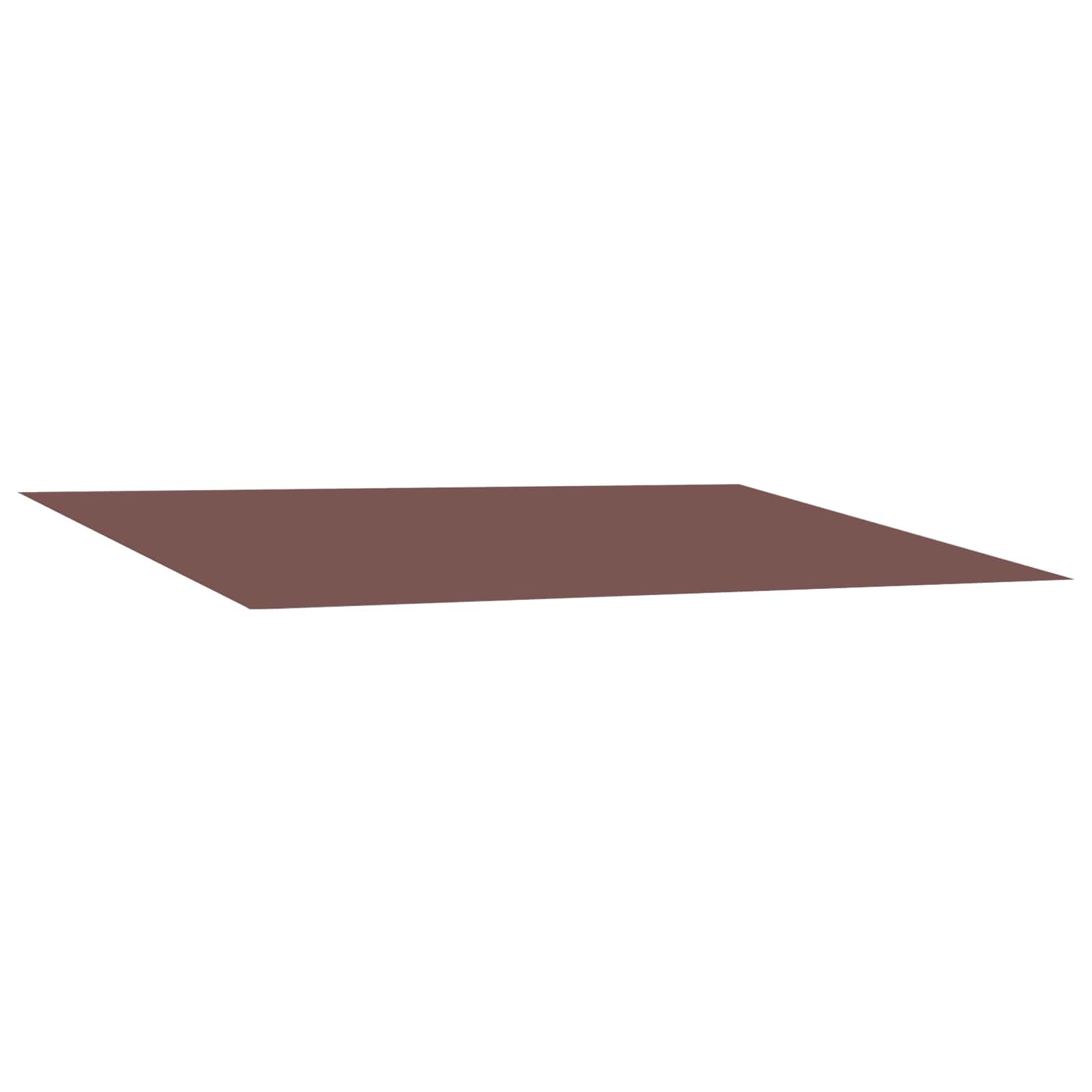 vidaXL Awning Replacement Fabric Brown 450 x 300 cm Polyester 2