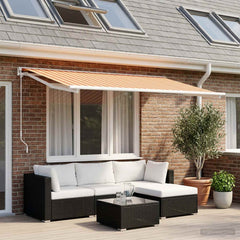 vidaXL Awning Replacement Fabric Multicolour 250 x 200 cm Polyester 1