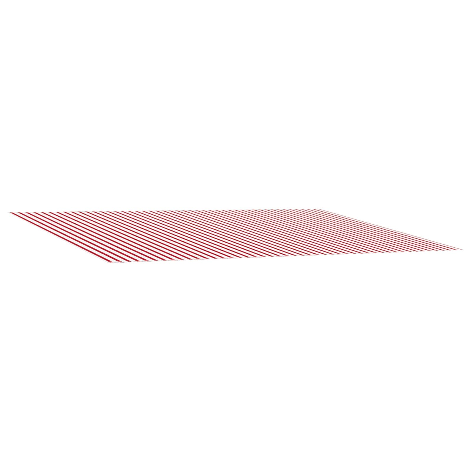 vidaXL Awning Replacement Fabric Red and White 400 x 350 cm Polyester 2
