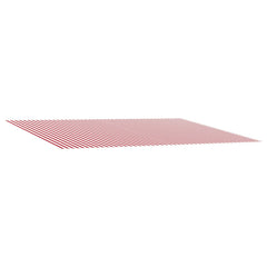 vidaXL Awning Replacement Fabric Red and White 400 x 350 cm Polyester 2
