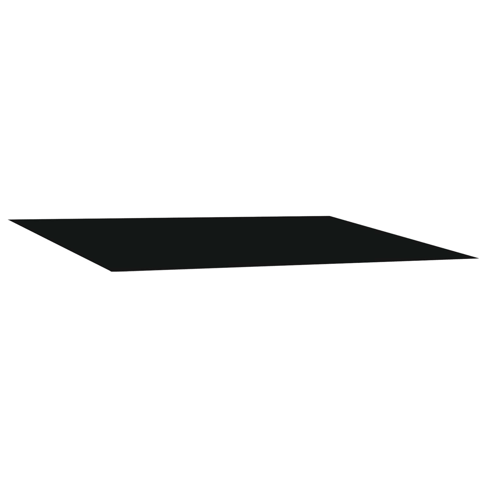 vidaXL Awning Replacement Fabric Black 300 x 250 cm Polyester 2