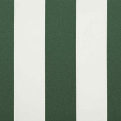 vidaXL Awning Replacement Fabric Green and White 300 x 250 cm 4