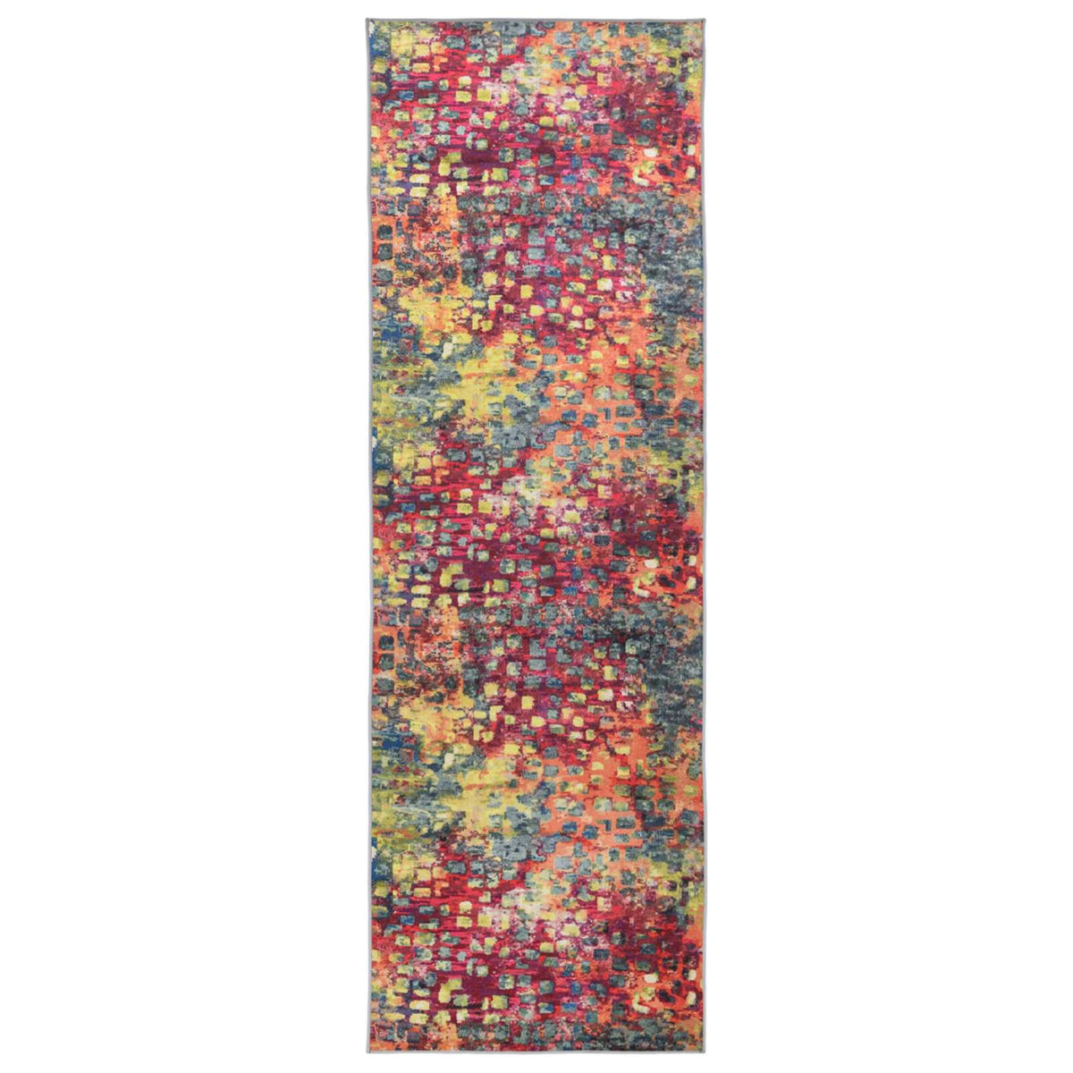 Rug Runner LESAKA Colourful Diamond Velvet, image 2