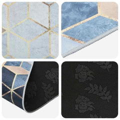 Rug Runner LESAKA Silver Diamond Velvet, image 3