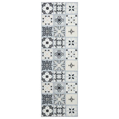 vidaXL Rug Runner ORIZ 1150 gsm Grey and Black 2