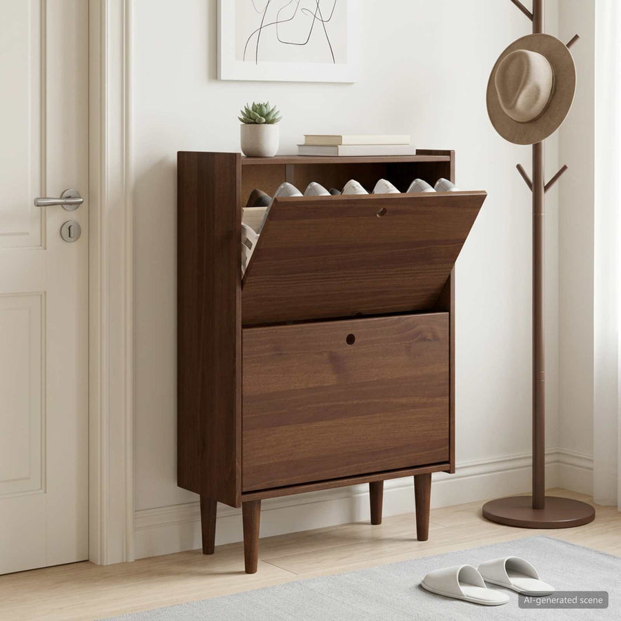 vidaXL Shoe Rack BILBAO 70 x 30 x 107 cm 1