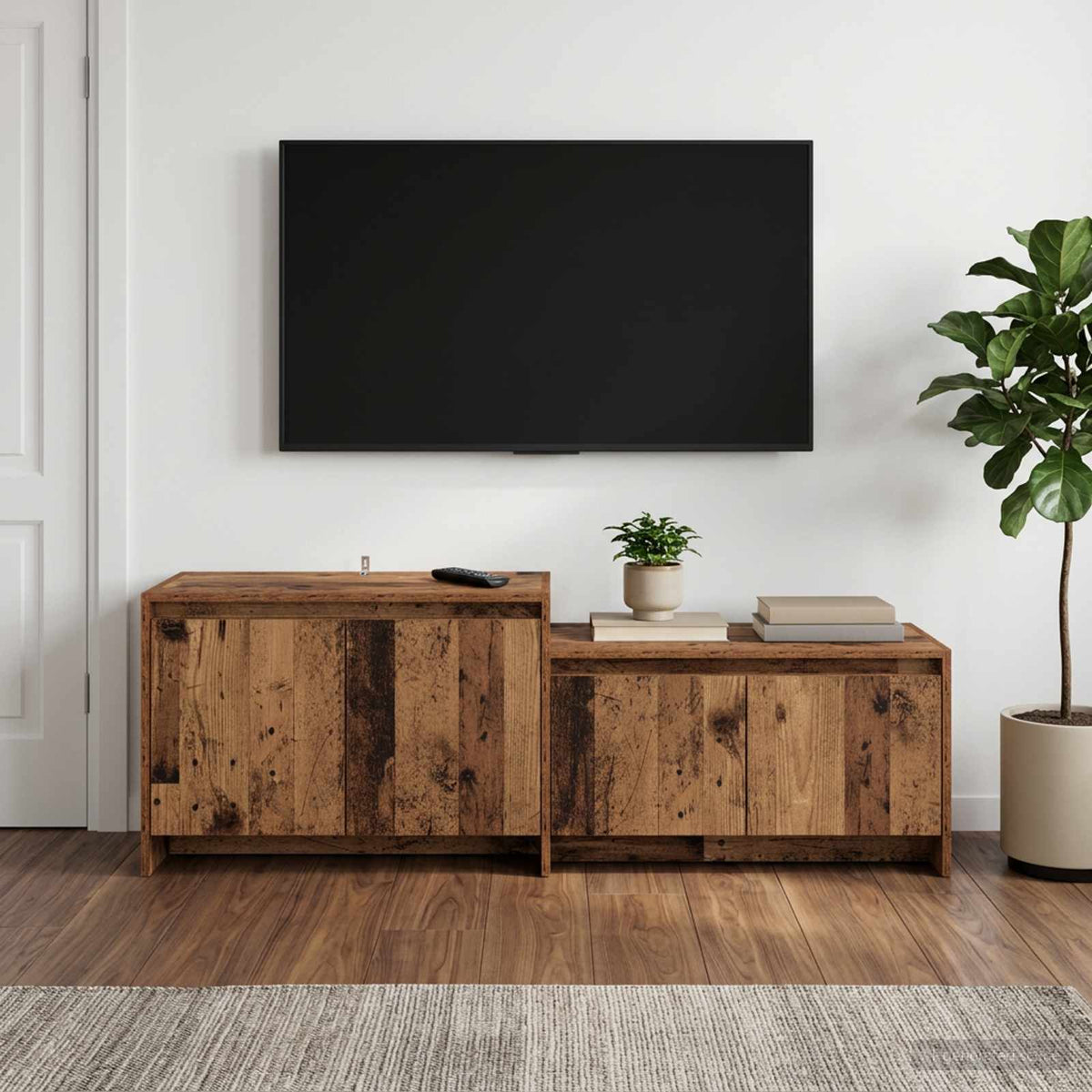 vidaXL TV Cabinet 146.5x35x50 cm Engineered Wood