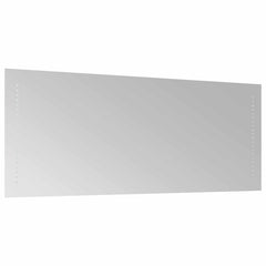 vidaXL LED Bathroom Mirror Transparent 100 x 40 cm Tempered Glass 4