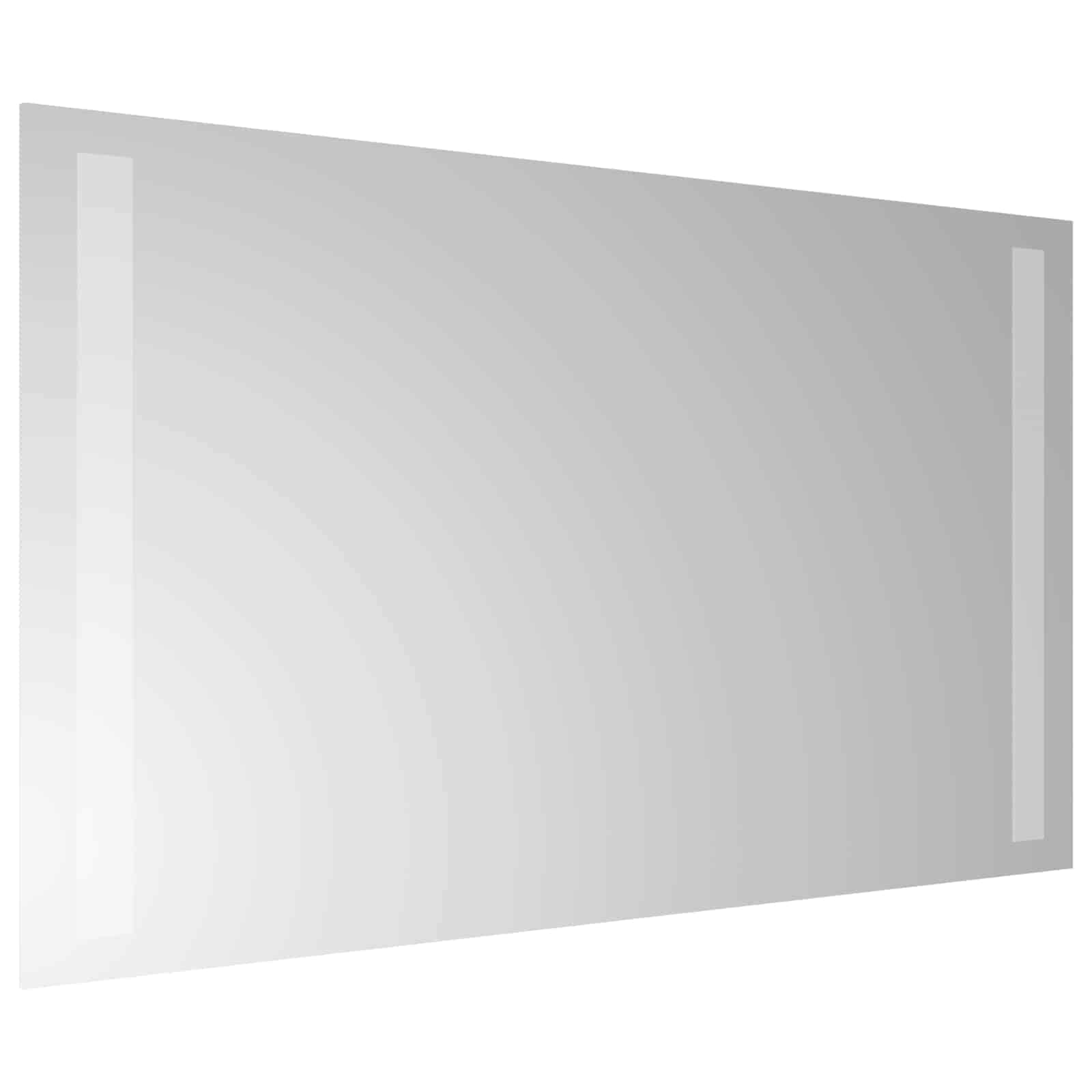 vidaXL LED Bathroom Mirror Transparent 60 x 30 cm Tempered Glass 4