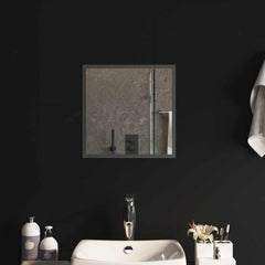 vidaXL LED Bathroom Mirror Transparent 40 x 40 cm Tempered Glass 1