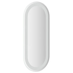 vidaXL LED Bathroom Mirror Transparent 70 x 30 cm Tempered Glass 5