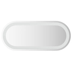 vidaXL LED Bathroom Mirror Transparent 70 x 30 cm Tempered Glass 2