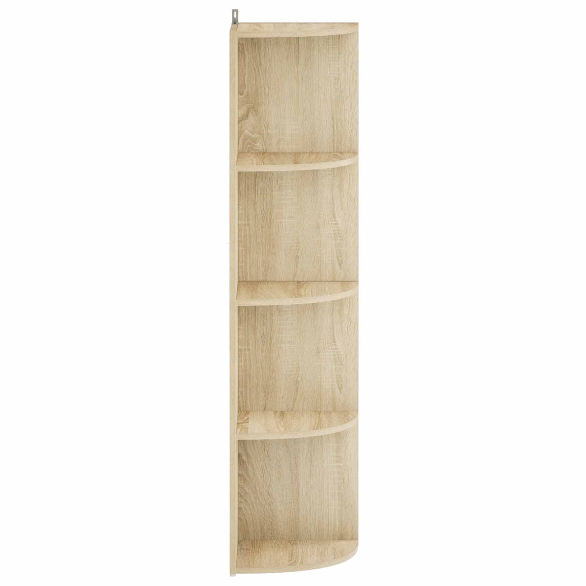 Corner Shelf 4-Tier 31.5 x 31 x 130 cm Engineered Wood Sonoma oak