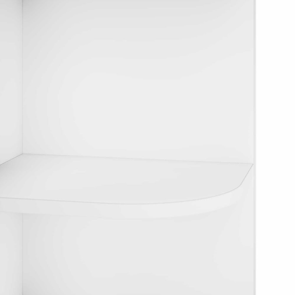 Corner Shelf Engineered Wood White