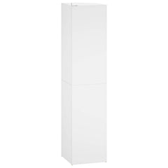 Corner Shelf 5-Tier 41.5 x 41.5 x 178 cm Engineered Wood White