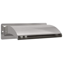 Pool Fountain Silver 45x26x13 cm Stainless Steel with LED