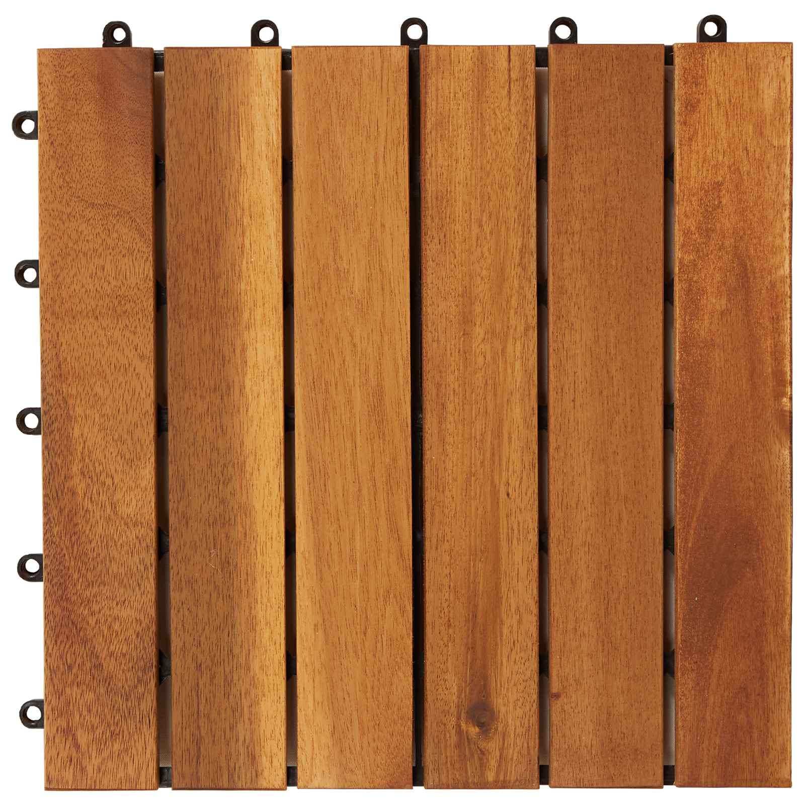 vidaXL Decking Tile 20 pcs Brown 30 x 30 cm Acacia Hardwood 5