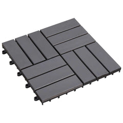 vidaXL Decking Tile 30 x 30 cm Acacia Hardwood