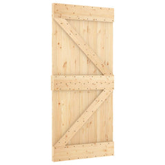Sliding Door Solid Pine Wood