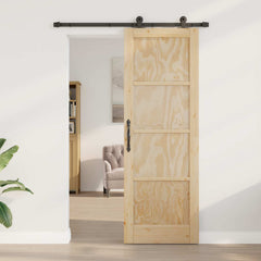 Sliding Door ORKDAL Engineered Wood Natural 73.5 cm 211 cm 152.5 cm