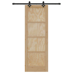 Sliding Door ORKDAL Engineered Wood Natural 73.5 cm 211 cm 152.5 cm