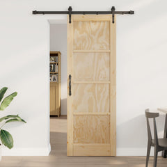 Sliding Door ORKDAL Engineered Wood Natural 73.5 cm 211 cm 152.5 cm