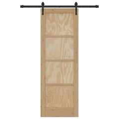 Sliding Door ORKDAL Engineered Wood Natural 73.5 cm 211 cm 152.5 cm