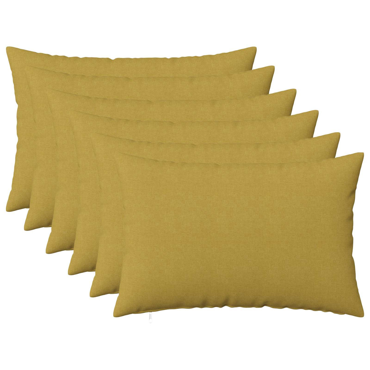 vidaXL Cushion with Pillow HEERLEN 6 pcs Light Green Fabric 2