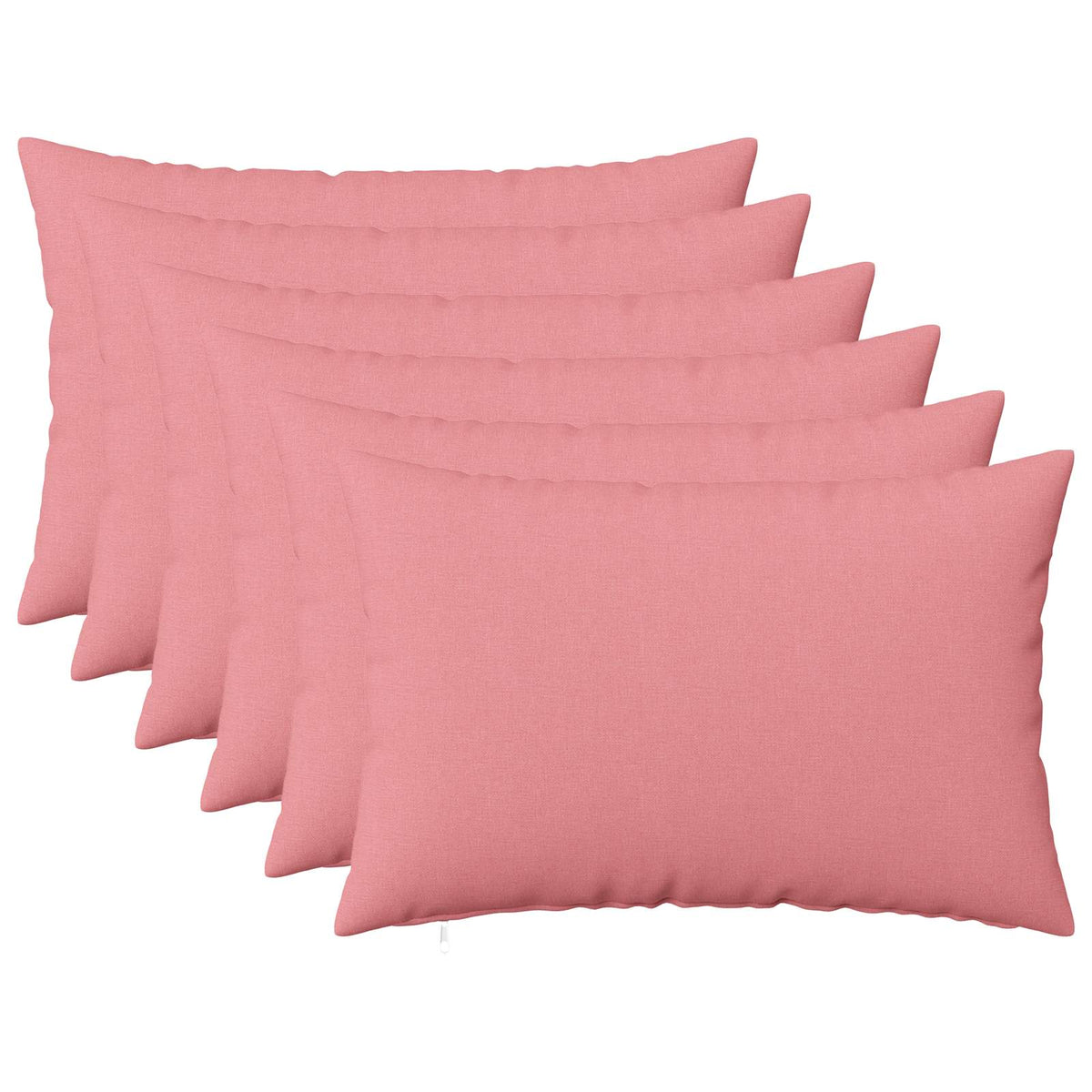 vidaXL Cushion with Pillow HEERLEN 6 pcs Pink Fabric 2