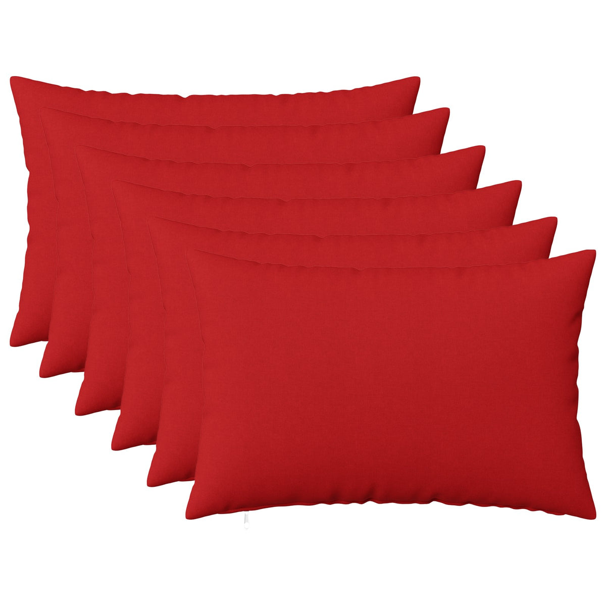 vidaXL Cushion with Pillow HEERLEN 6 pcs Red Fabric 2