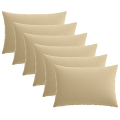 vidaXL Throw Pillow 6 pcs HEERLEN Beige 30 x 50 cm Polyester 2