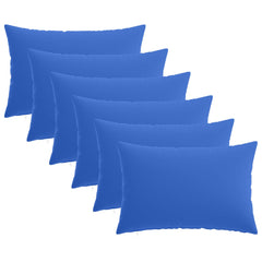 vidaXL Throw Pillow 6 pcs HEERLEN Royal Blue 30 x 50 cm Polyester 2