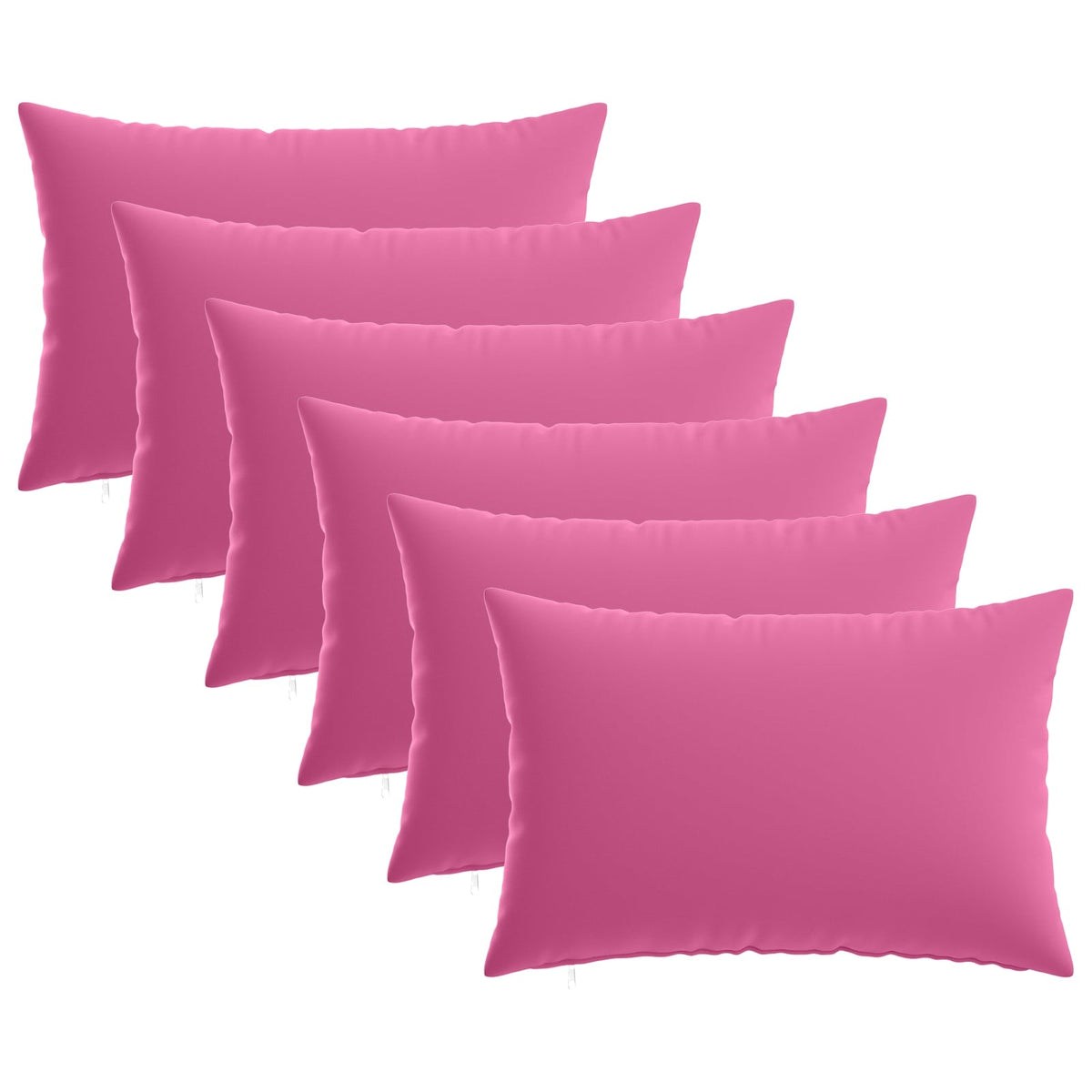 vidaXL Throw Pillow 6 pcs HEERLEN Pink 30 x 50 cm Polyester 2