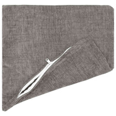 vidaXL Throw Pillow 6 pcs HEERLEN Dark Grey 35 x 35 cm Chenille Fabric 4